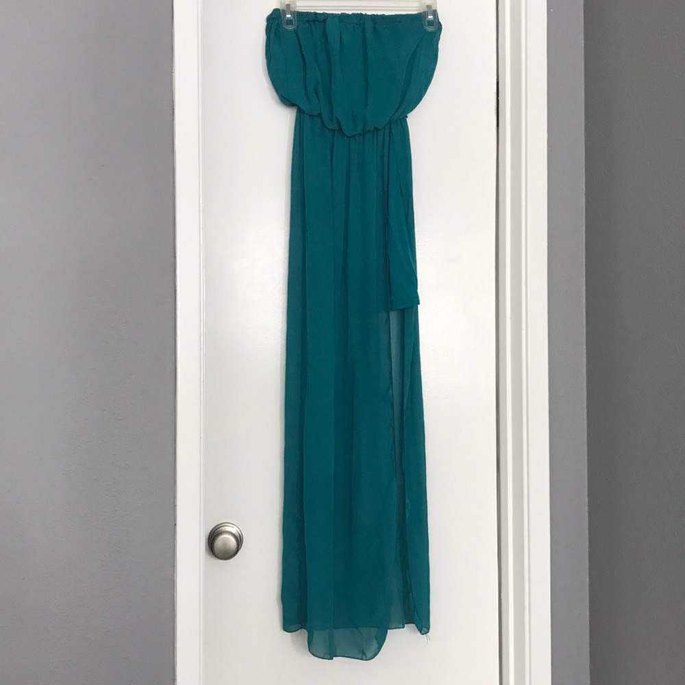 Teal dress